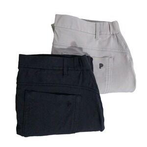 Public Rec All Day Every Day 5 Pocket Pants Lot of 2 Mens 34x25.5 Black Gray